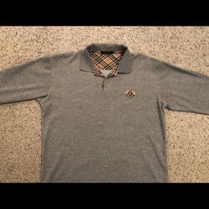 Burberry long sleeve polo